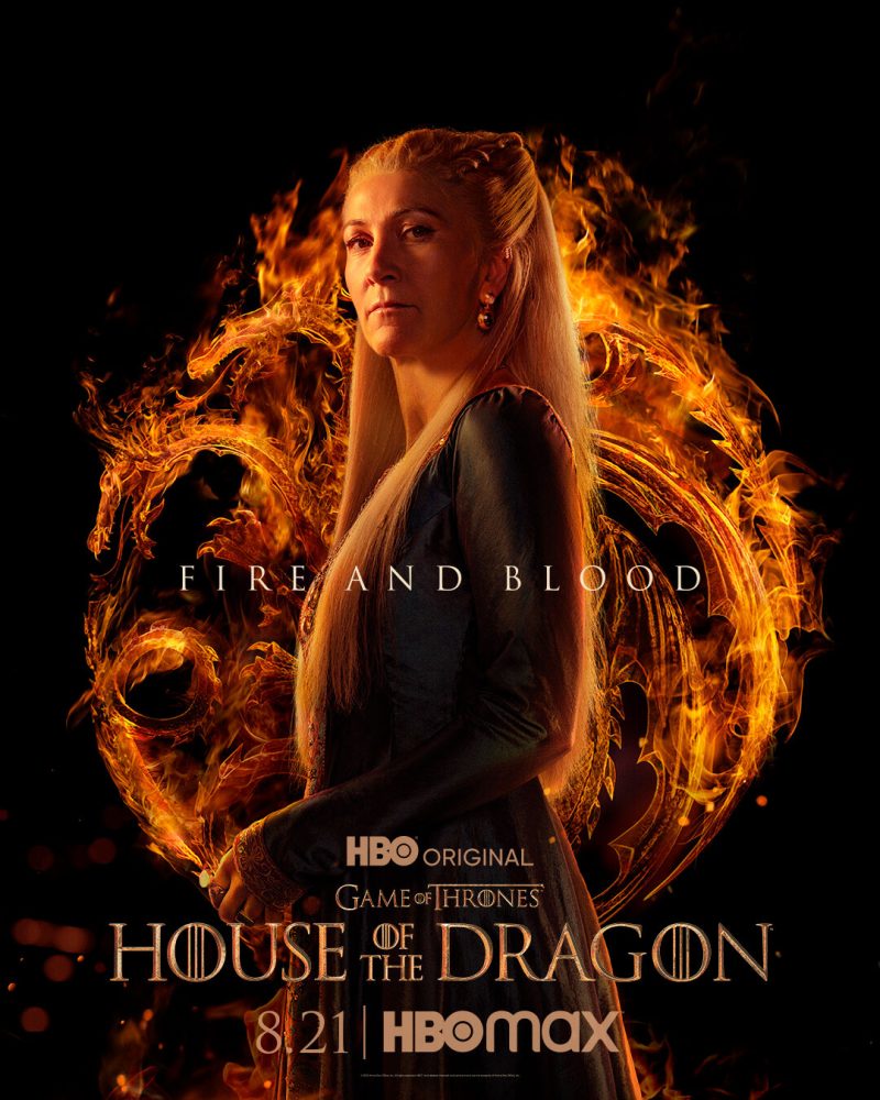 rhaenys targaryen house of the dragon poster