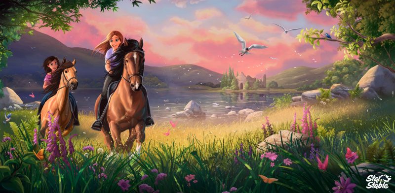 juego star stable fondo de pantalla gratis