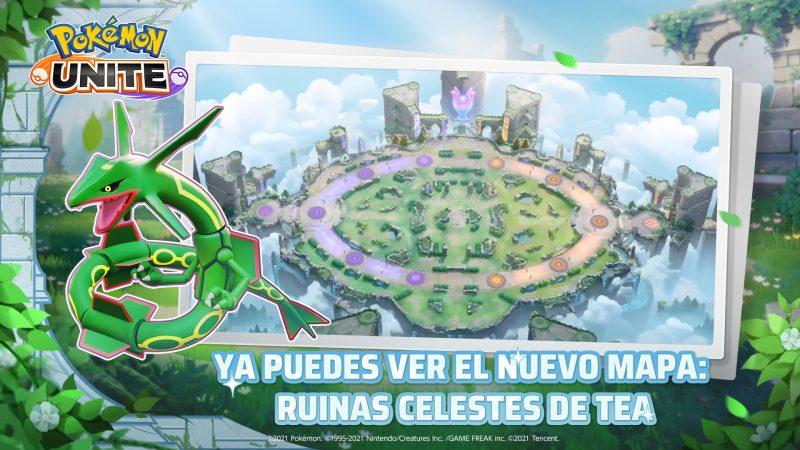 Mapa de TEA Pokemon UNITE