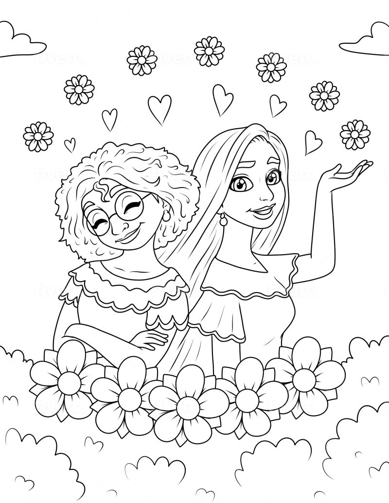 Dibujos De Encanto Mirabel Y Isabela Para Colorear Pa - vrogue.co