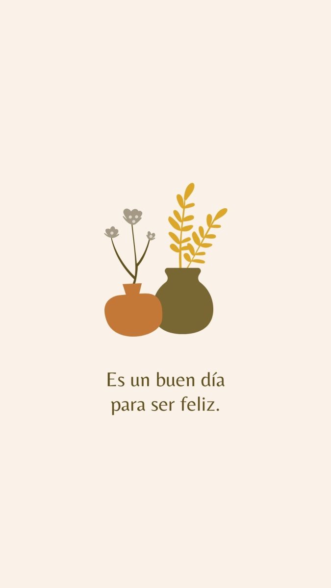 frase positiva es un buen día para ser feliz fondo de pantalla