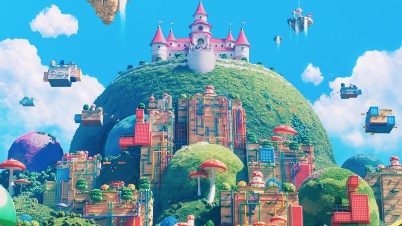 Mundo de Super Mario Bros la pelicula 2023 fondos de pantalla