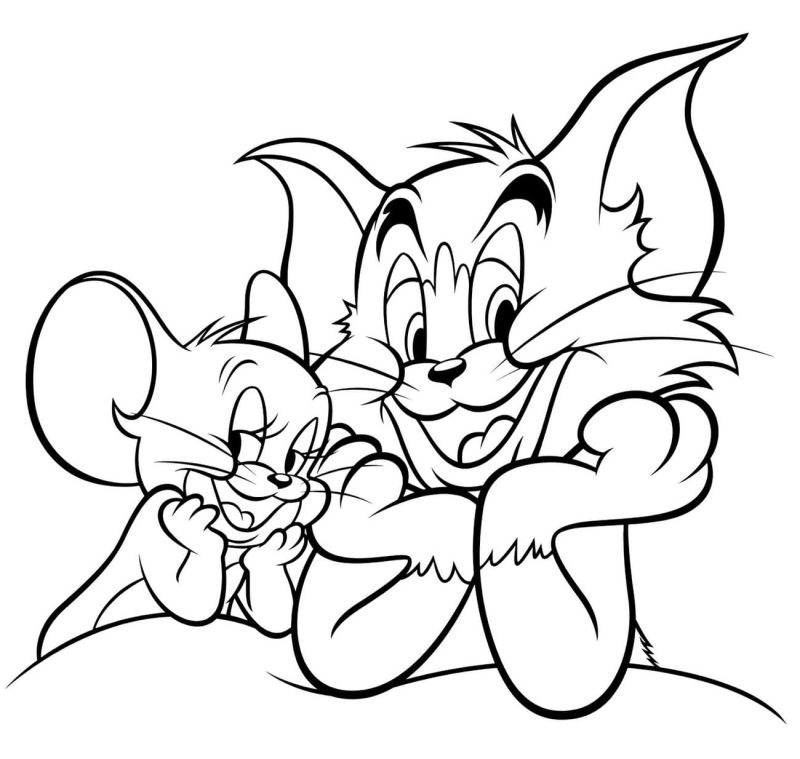 Imágenes de Tom y Jerry para pintar