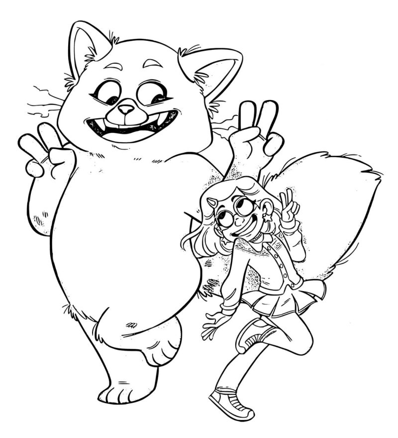 dibujos para colorear red disney