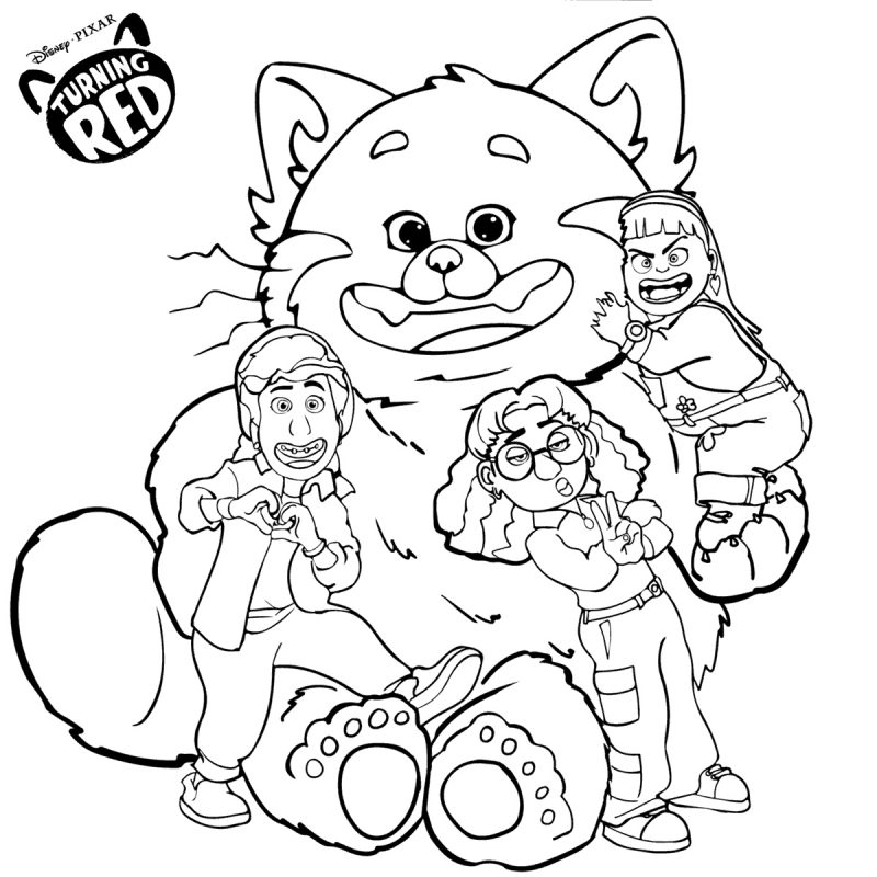 dibujos red para colorear disney