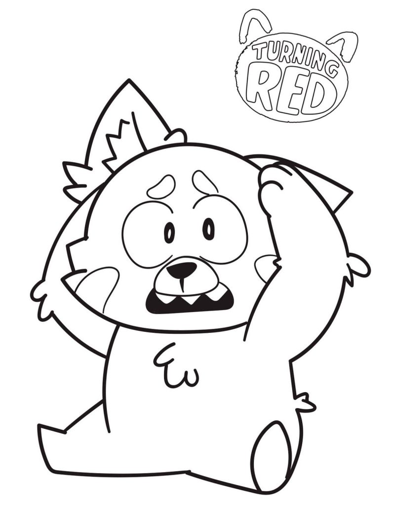 pelicula red disney dibujos para colorear