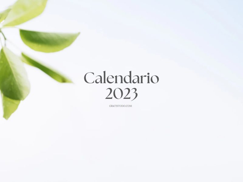 2023 calendario gratis