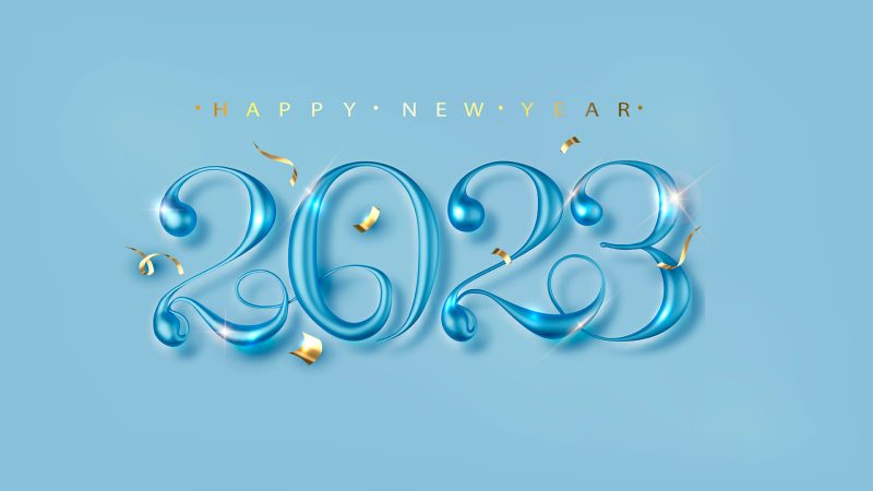 2023 happy new year wallpapers hd