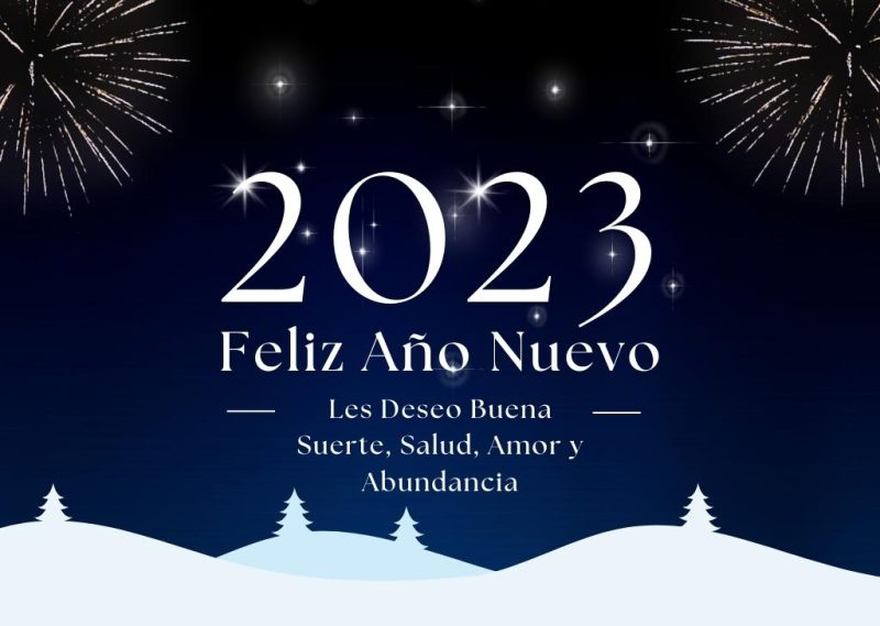 feliz 2023 lleno suerte, salud, amor