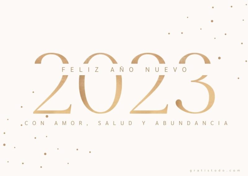 feliz año nuevo 2023