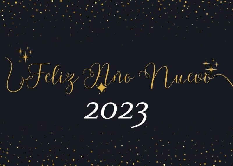 feliz entrada del año 2023