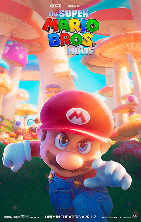 Mario The Super Mario Bros movie 2023 poster