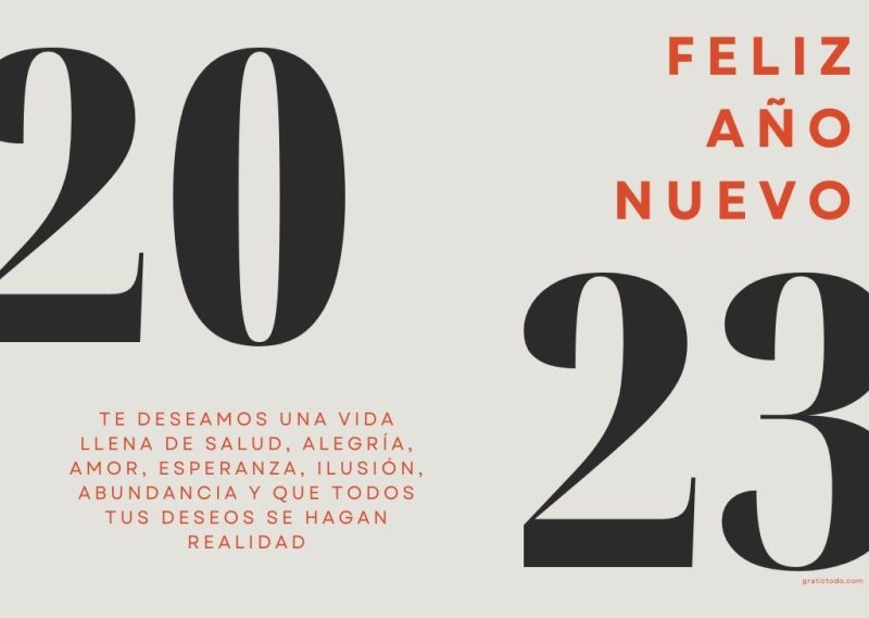 te deseamos un feliz año nuevo 2023