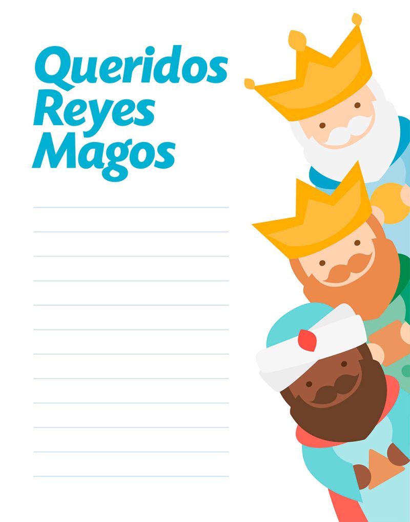 carta queridos reyes magos