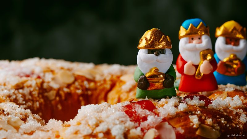 reyes magos roscón fondos