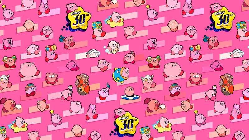 30 anniversary kirby wallpaper