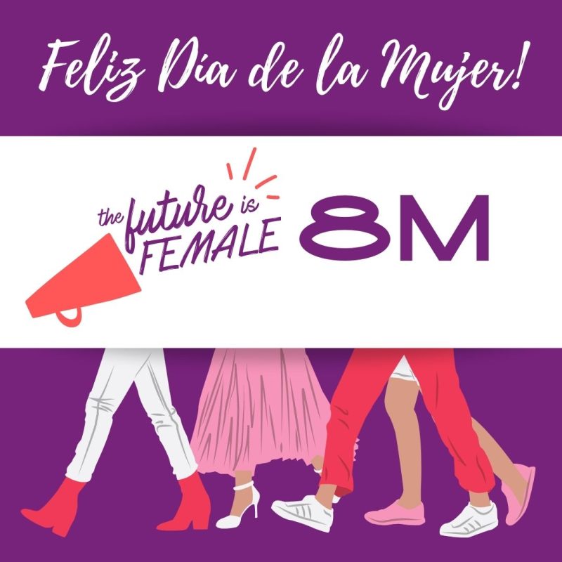 feliz dia de la mujer 8 Marzo