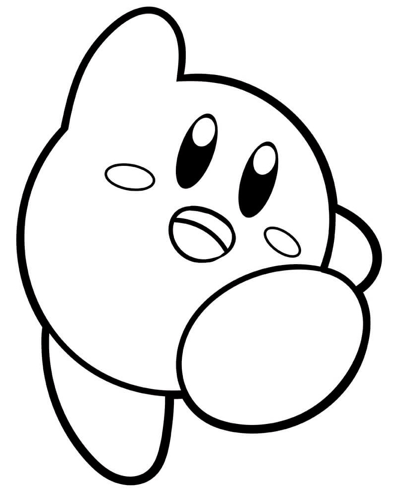 Dibujos Kirby Para Colorear E Imprimir