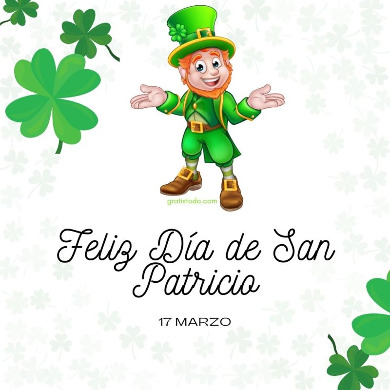 día de san patricio felicitación