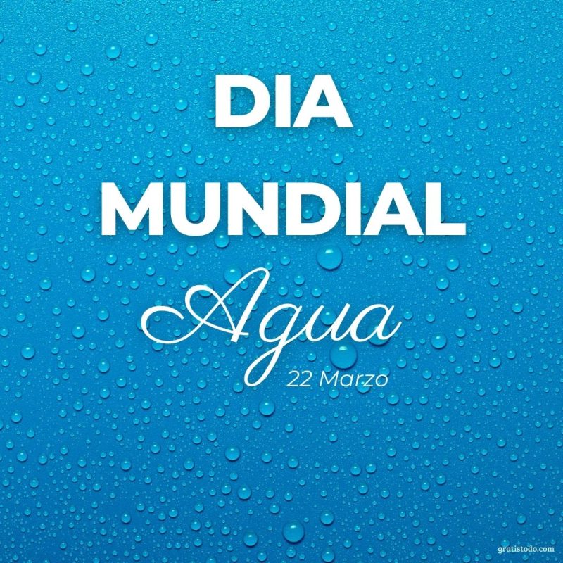 día mundial agua 22 marzo