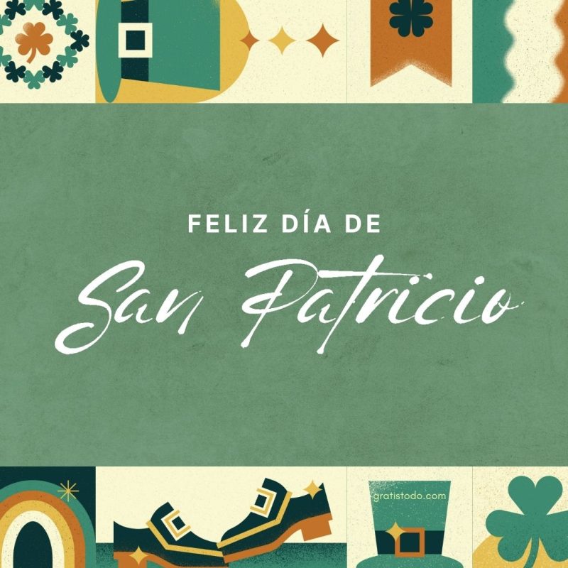 feliz día de san patricio 17 marzo