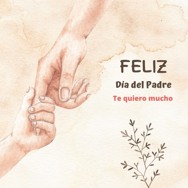 feliz día del padre te quiero mucho