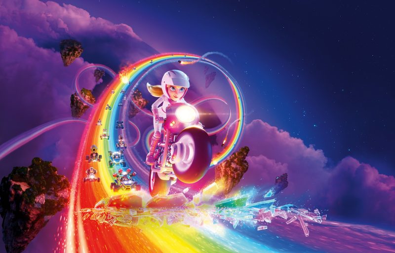 senda arcoiris super mario bros 2023 wallpapers