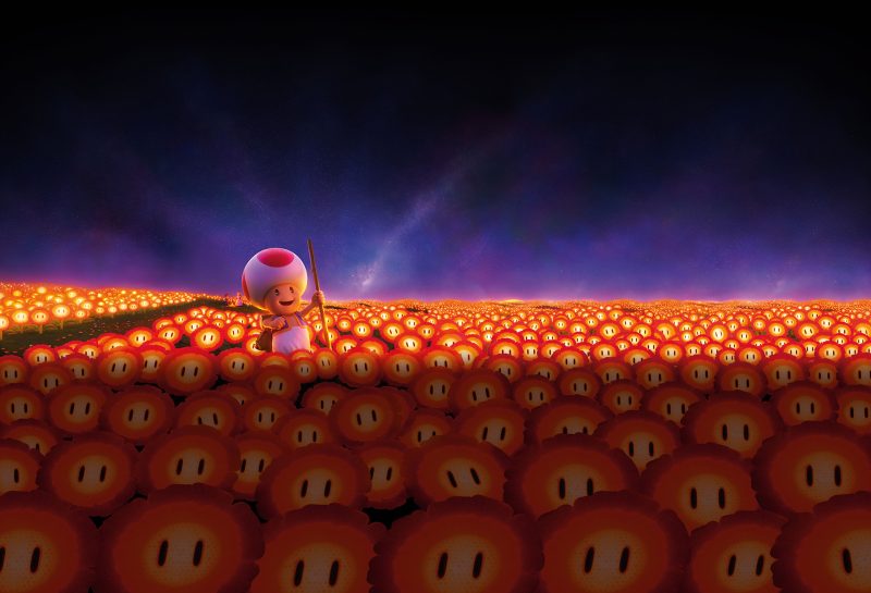 toad girasoles super mario bros 2023 wallpapers