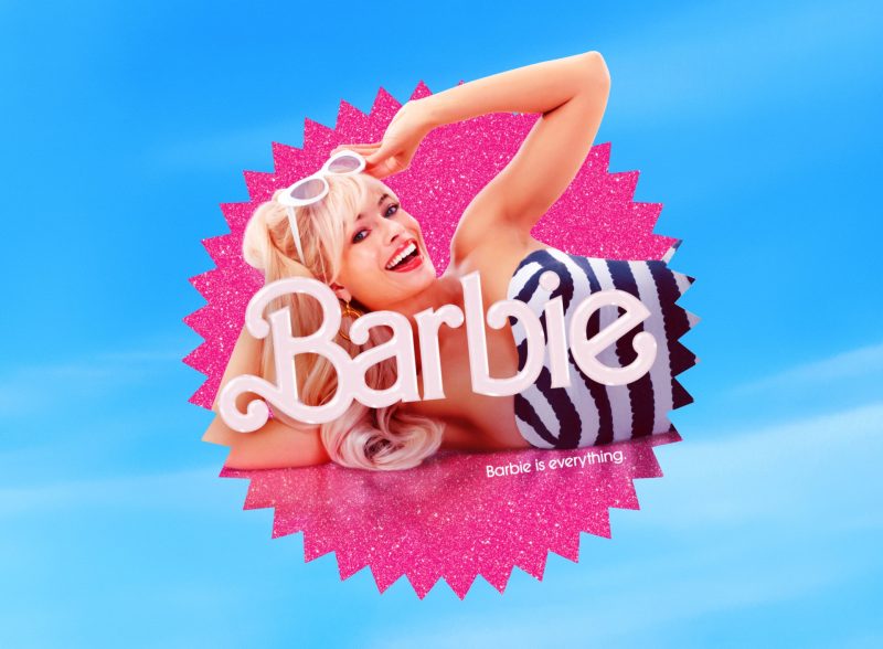 Barbie logo película 